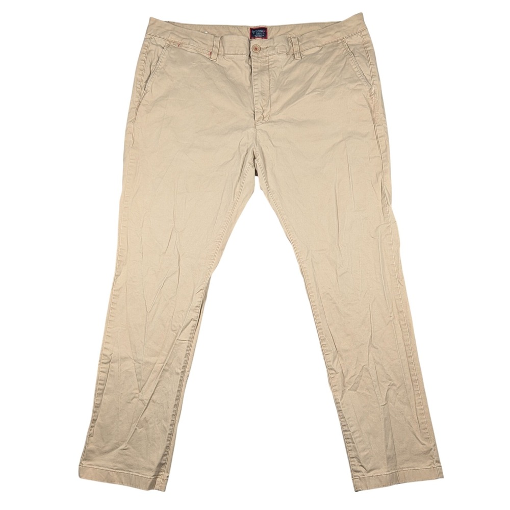 UNTUCKit Chino Pants Mens‎ 40x32 Tan St. Clair Straight Fit Stretch Cotton Khaki